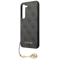 Гръб Guess 4G Charms Case за Samsung Galaxy S24 - Сив - 4