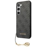 Гръб Guess 4G Charms Case за Samsung Galaxy S24 - Сив - 2 Гръб Guess 4G Charms Case за Samsung Galaxy S24 - Сив - 2