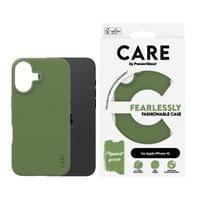 Гръб CARE by PanzerGlass Fashionable за iPhone 16 - Зелен - 1