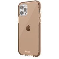 Гръб Holdit Seethru Case за iPhone 12/12 Pro - Кафяв - 2