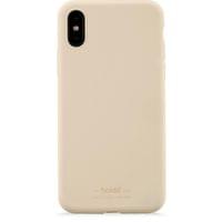 Гръб Holdit Silicone Case за iPhone X/Xs - Бежов - 0