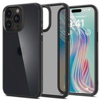 Гръб Spigen Ultra Hybrid за iPhone 15 Pro - Черен - 1