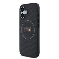 Гръб Red Bull за iPhone 17, MagSafe PU Embossed - Черен - 2
