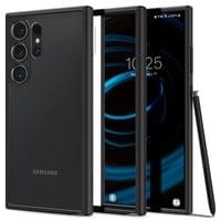 Гръб Spigen Ultra Hybrid за Samsung Galaxy S24 Ultra - Черен - 1 Гръб Spigen Ultra Hybrid за Samsung Galaxy S24 Ultra - Черен - 1