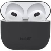 Калъф за Airpod 3 Holdit Silicone Case - Черен - 1 Калъф за Airpod 3 Holdit Silicone Case - Черен - 1