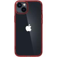 Spigen Ultra Hybrid iPhone 14 Plus - Прозрачен с червена... - 5 Spigen Ultra Hybrid iPhone 14 Plus - Прозрачен с червена... - 5