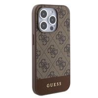 Гръб Guess PU 4G Stripe MagSafe Case за iPhone 15 Pro -... - 4 Гръб Guess PU 4G Stripe MagSafe Case за iPhone 15 Pro -... - 4