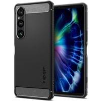 Гръб Spigen Rugged Armor за Sony Xperia 1 VI - Черен - 0