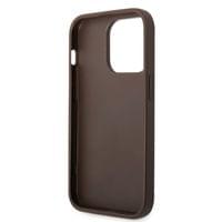 Гръб Guess PU 4G Metal Logo Case за iPhone 15 Pro - Кафяв - 3 Гръб Guess PU 4G Metal Logo Case за iPhone 15 Pro - Кафяв - 3