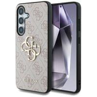 Гръб Guess за Samsung Galaxy S25, PU, 4G Metal Logo Case,... - 1