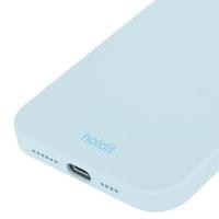 Гръб Holdit Silicone Case за iPhone 15 Pro - Mineral Blue - 2
