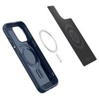 Spigen Mag Armor MagSafe за iPhone 15 Pro Max - Син - 2 Spigen Mag Armor MagSafe за iPhone 15 Pro Max - Син - 2