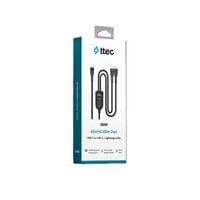 Data кабел ttec AlumiCable Duo USB-C – USB-C+Lightning... - 5 Data кабел ttec AlumiCable Duo USB-C – USB-C+Lightning... - 5