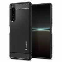 Гръб Spigen Rugged Armor за Sony Xperia 5 IV - Черен - 1