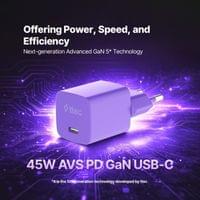 Зарядно ttec SmartCharger GaN 45W PD + Кабел USB-C , Neon... - 6 Зарядно ttec SmartCharger GaN 45W PD + Кабел USB-C , Neon... - 6