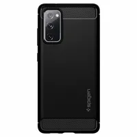 Гръб Spigen Rugged Armor за Samsung Galaxy S20 FE - Черен - 1