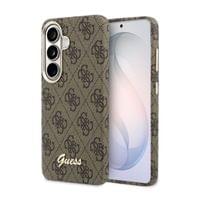 Гръб Guess за Samsung Galaxy S26, PU, 4G, Script Metal... - 1