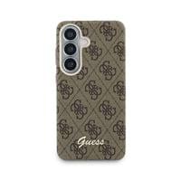 Гръб Guess за Samsung Galaxy S26, PU, 4G, Script Metal... - 2