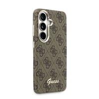 Гръб Guess за Samsung Galaxy S26, PU, 4G, Script Metal... - 2