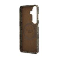 Гръб Guess за Samsung Galaxy S26, PU, 4G, Script Metal... - 3