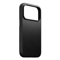 Гръб Nomad Modern Leather за iPhone 18 Pro - черен - 1