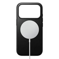 Гръб Nomad Modern Leather за iPhone 18 Pro - черен - 2