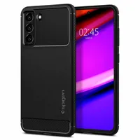 Гръб Spigen Rugged Armor за Samsung Galaxy S21 FE - Черен - 2