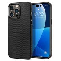 Гръб Spigen Liquid Air за iPhone 14 Pro Max - Черен - 1