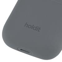 Калъф Holdit Silicone Case за AirPods 1/2 - Space Gray - 2 Калъф Holdit Silicone Case за AirPods 1/2 - Space Gray - 2