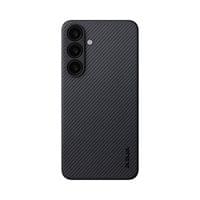 Гръб Pitaka за Samsung S25, Black/Grey Twil, Ultra Slim - 1 Гръб Pitaka за Samsung S25, Black/Grey Twil, Ultra Slim - 1