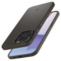 Гръб Spigen Thin Fit за iPhone 15 Pro Max - Тъмно сив - 2 Гръб Spigen Thin Fit за iPhone 15 Pro Max - Тъмно сив - 2