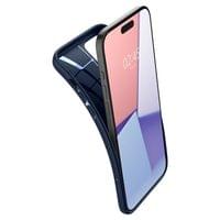 Гръб Spigen Liquid Air за iPhone 15 Pro Max - Син - 2 Гръб Spigen Liquid Air за iPhone 15 Pro Max - Син - 2
