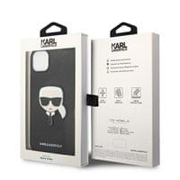 Гръб Karl Lagerfeld PU Saffiano Karl Head Case за iPhone... - 2