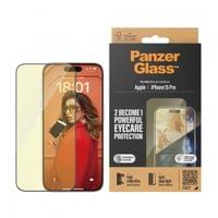 Стъклен протектор PanzerGlass за Apple iPhone 15 Pro... - 0 Стъклен протектор PanzerGlass за Apple iPhone 15 Pro... - 0