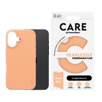 Гръб CARE by PanzerGlass Fashionable за iPhone 16 - Peachy - 1