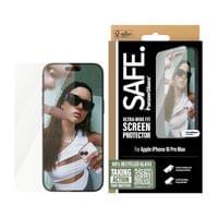 Стъклен протектор Safe за iPhone 16 Pro Max, Ultra-Wide Fit - 1 Стъклен протектор Safe за iPhone 16 Pro Max, Ultra-Wide Fit - 1