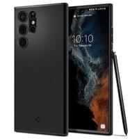 Гръб Spigen Thin Fit за Samsung S22 Ultra - Черен - 1 Гръб Spigen Thin Fit за Samsung S22 Ultra - Черен - 1