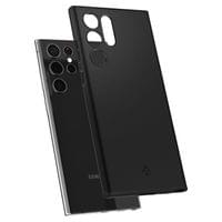 Гръб Spigen Thin Fit за Samsung S22 Ultra - Черен - 3 Гръб Spigen Thin Fit за Samsung S22 Ultra - Черен - 3
