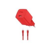 Зарядно 220V ttec SmartCharger GAN 20W PD Travel Fast... - 1 Зарядно 220V ttec SmartCharger GAN 20W PD Travel Fast... - 1
