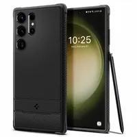 Гръб Spigen Rugged Armor за Samsung Galaxy S23 Ultra - Черен - 2 Гръб Spigen Rugged Armor за Samsung Galaxy S23 Ultra - Черен - 2