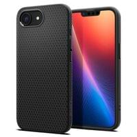 Гръб Spigen Liquid Air за iPhone 17E, iPhone 16E - Черен - 1
