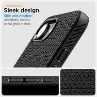Гръб Spigen Liquid Air за iPhone 17E, iPhone 16E - Черен - 19 Гръб Spigen Liquid Air за iPhone 17E, iPhone 16E - Черен - 19