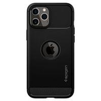 Гръб Spigen Rugged Armor за iPhone 12/12 Pro - Черен - 1