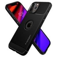 Гръб Spigen Rugged Armor за iPhone 12/12 Pro - Черен - 3