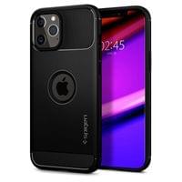 Гръб Spigen Rugged Armor за iPhone 12/12 Pro - Черен - 2