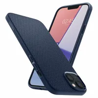 Гръб Spigen Liquid Air за iPhone 14 - Син - 3 Гръб Spigen Liquid Air за iPhone 14 - Син - 3