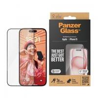 Стъклен протектор PanzerGlass за Apple iPhone 15 UWF wA - 0 Стъклен протектор PanzerGlass за Apple iPhone 15 UWF wA - 0