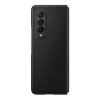 Гръб Samsung Leather Cover за Galaxy Z Fold 3 - Черен,... - 2