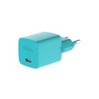 Зарядно ttec SmartCharger GaN 45W PD + Кабел USB-C, Неон син - 4 Зарядно ttec SmartCharger GaN 45W PD + Кабел USB-C, Неон син - 4