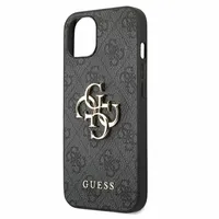 Гръб Guess PU 4G Metal Logo Case за iPhone 13 - Сив - 3 Гръб Guess PU 4G Metal Logo Case за iPhone 13 - Сив - 3